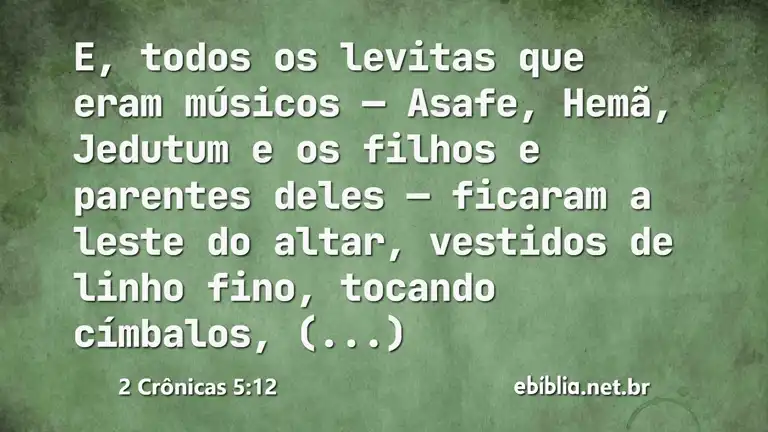 2 Crônicas 5:12