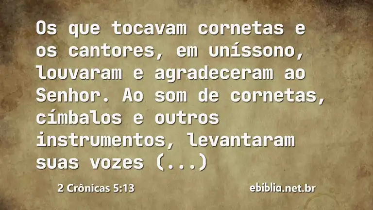 2 Crônicas 5:13