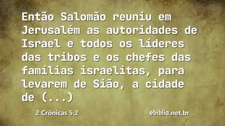 2 Crônicas 5:2