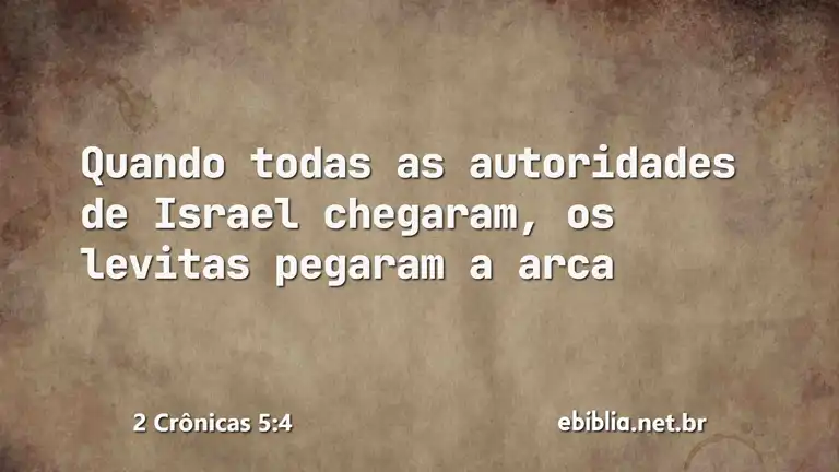 2 Crônicas 5:4