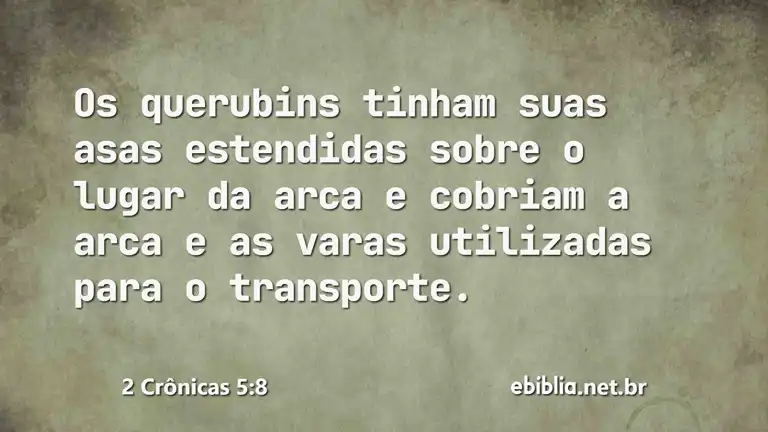 2 Crônicas 5:8