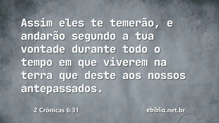 2 Crônicas 6:31