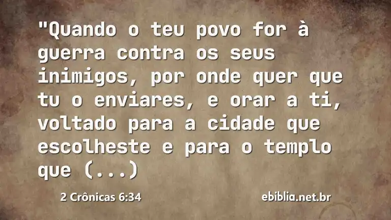 2 Crônicas 6:34