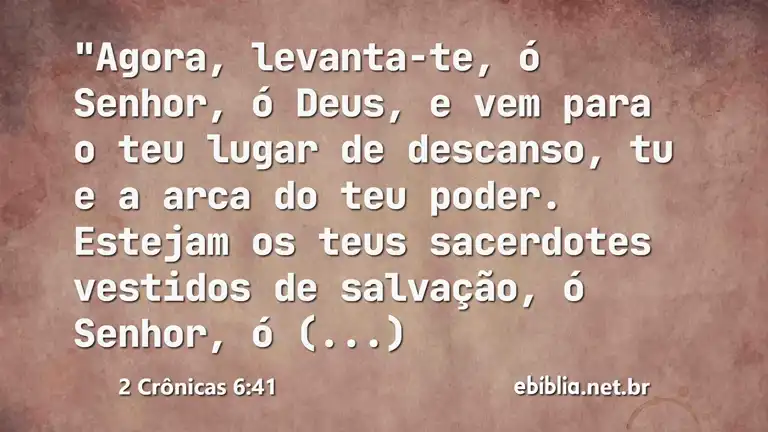 2 Crônicas 6:41