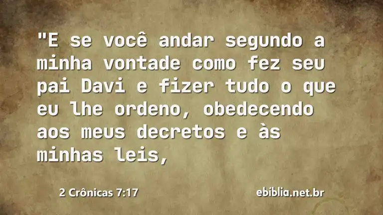 2 Crônicas 7:17