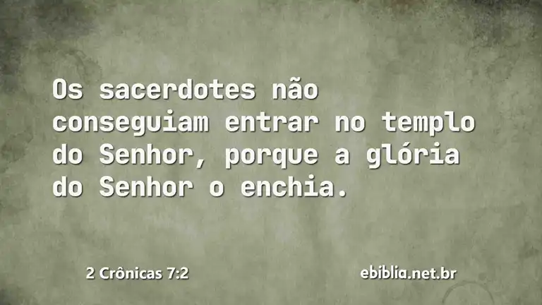 2 Crônicas 7:2