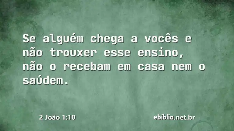 2 João 1:10