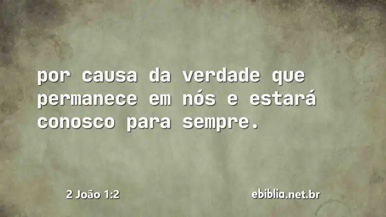 2 João 1:2