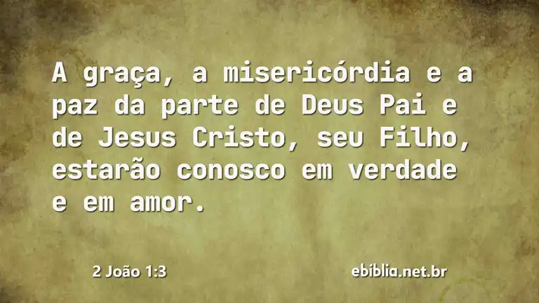 2 João 1:3