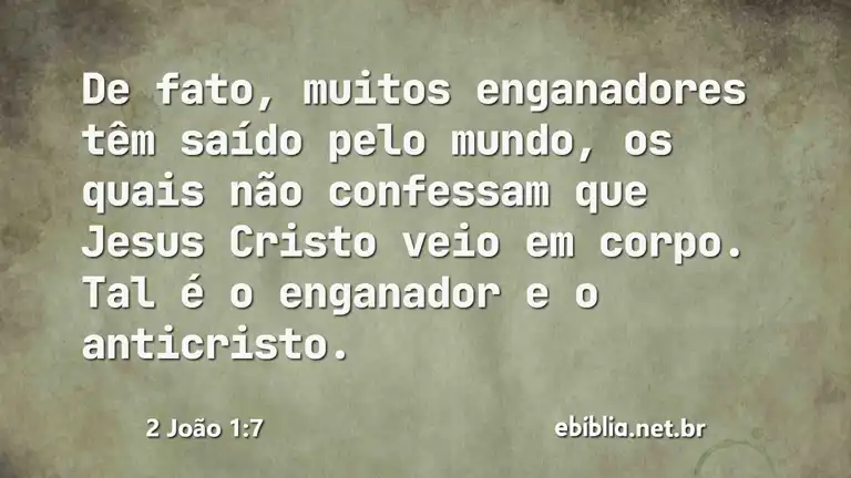 2 João 1:7