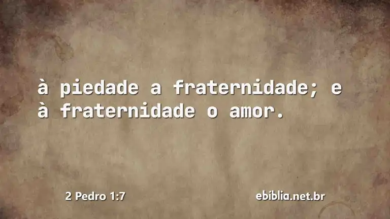 2 Pedro 1:7