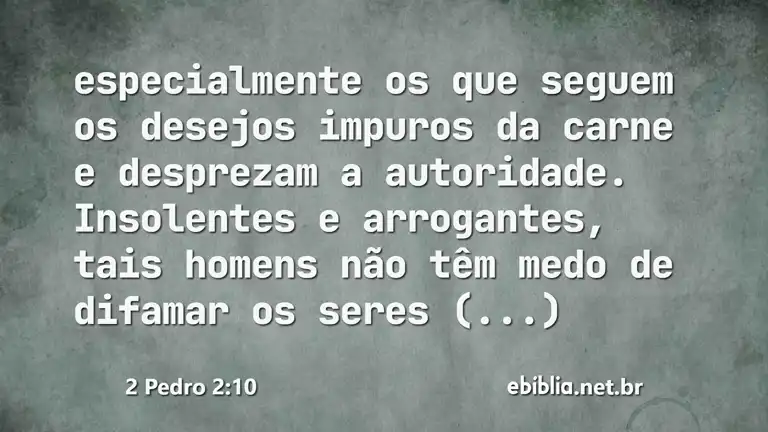 2 Pedro 2:10