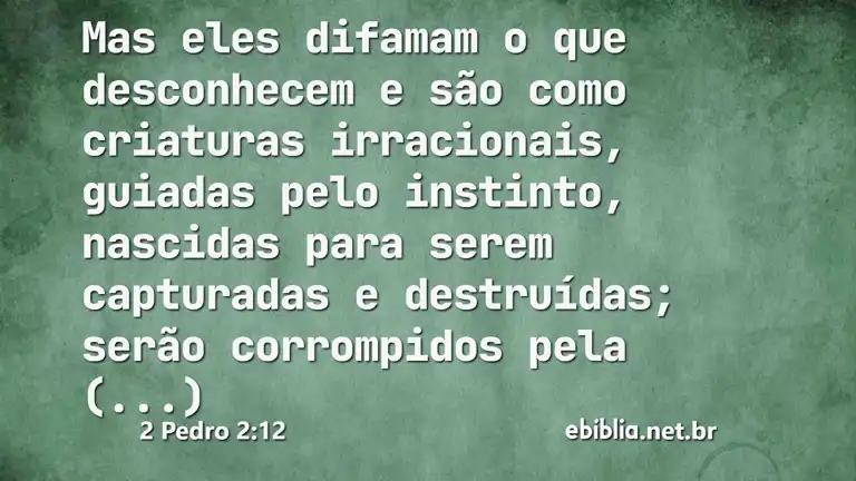 2 Pedro 2:12