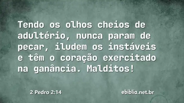 2 Pedro 2:14