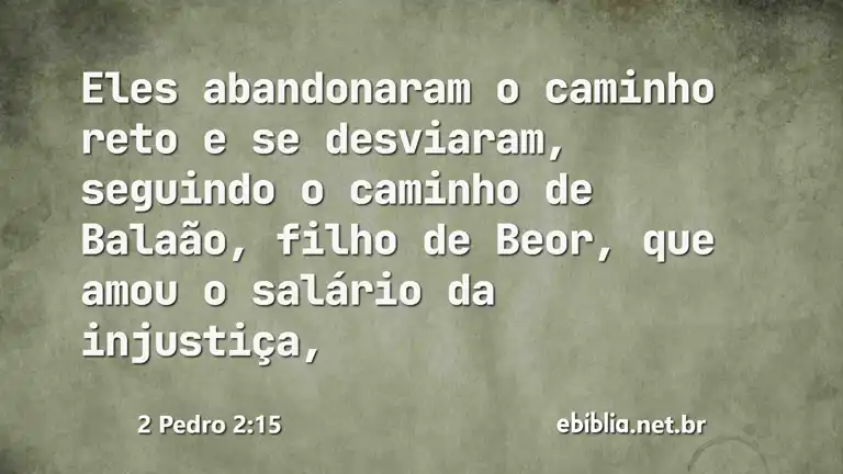 2 Pedro 2:15