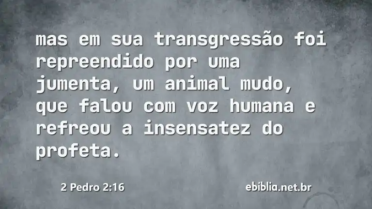 2 Pedro 2:16