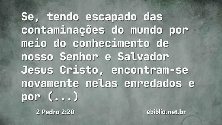 2 Pedro 2:20