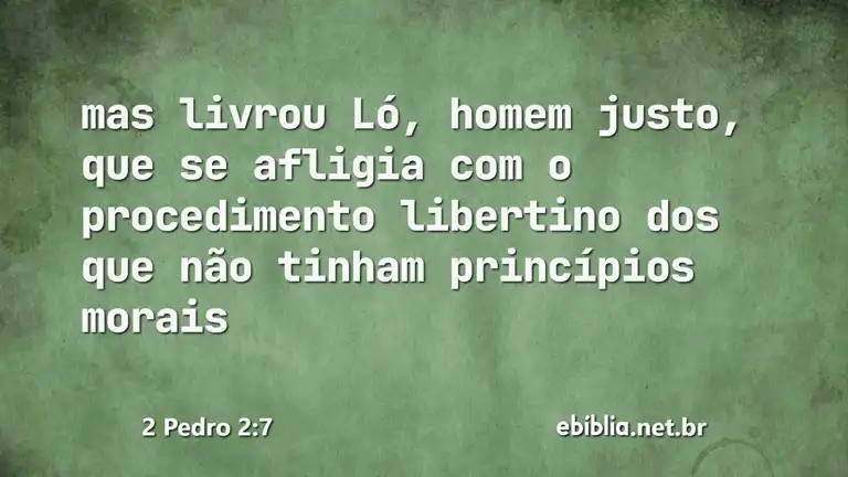 2 Pedro 2:7