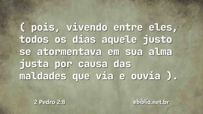 2 Pedro 2:8