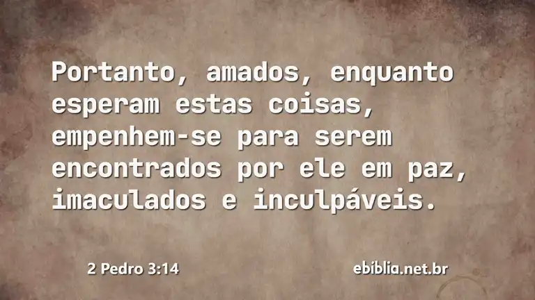 2 Pedro 3:14