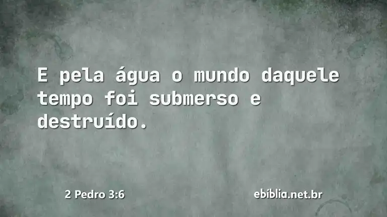 2 Pedro 3:6