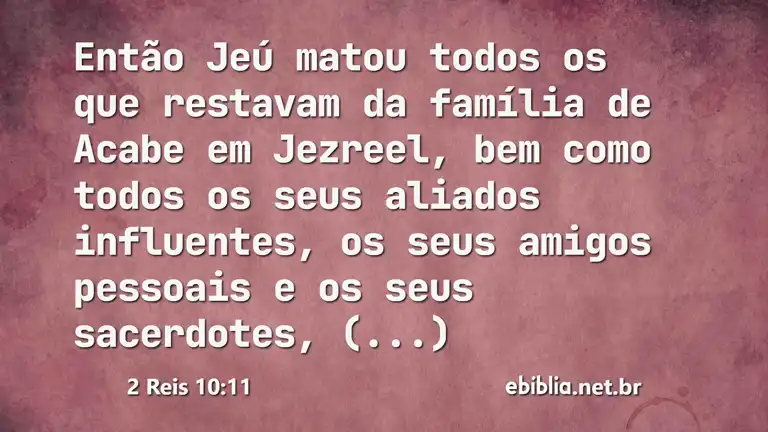 2 Reis 10:11