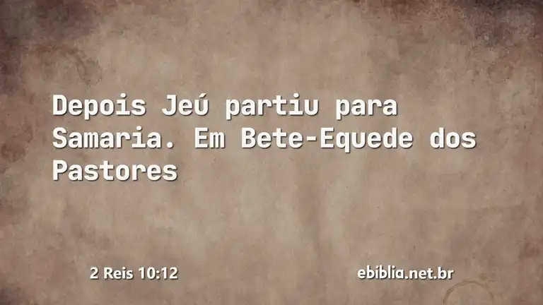 2 Reis 10:12