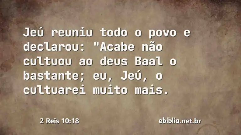 2 Reis 10:18