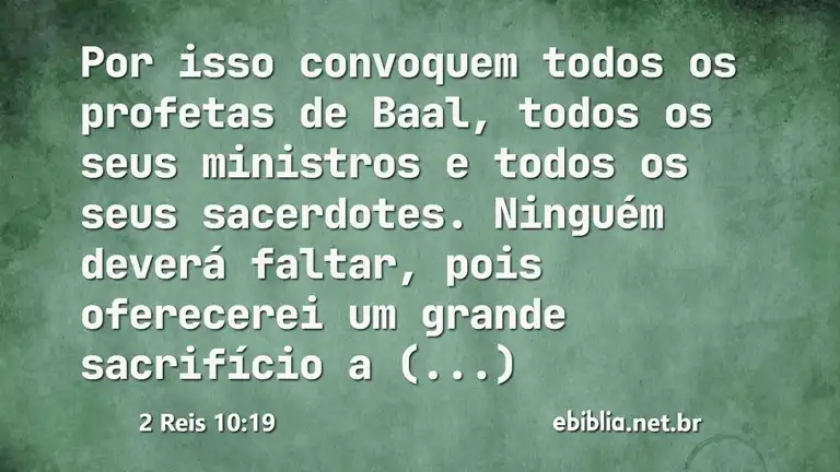 2 Reis 10:19