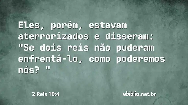 2 Reis 10:4