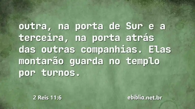 2 Reis 11:6