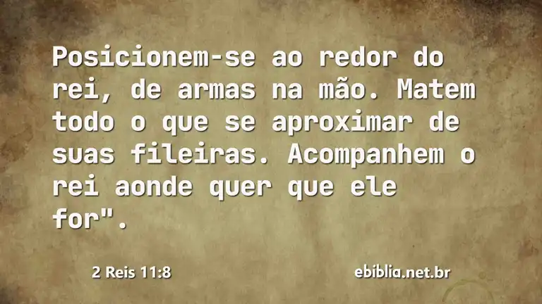 2 Reis 11:8