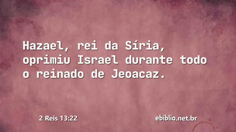 2 Reis 13:22