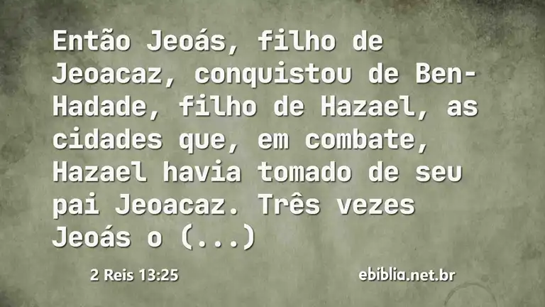 2 Reis 13:25