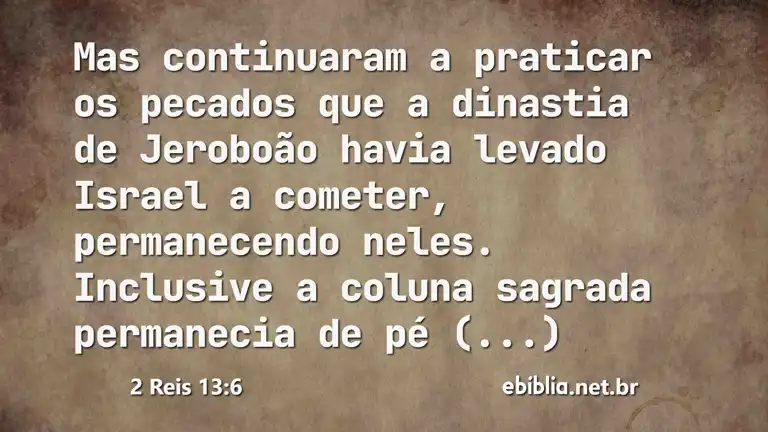 2 Reis 13:6