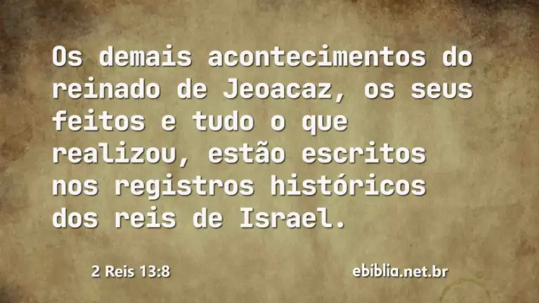 2 Reis 13:8