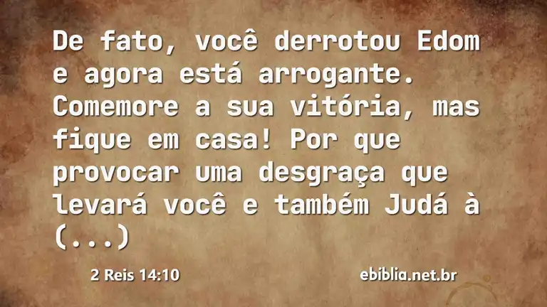 2 Reis 14:10