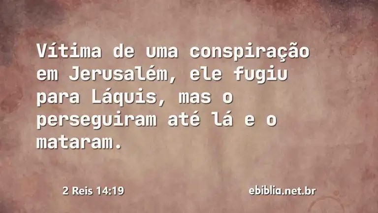 2 Reis 14:19