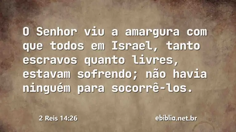 2 Reis 14:26