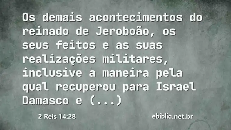 2 Reis 14:28