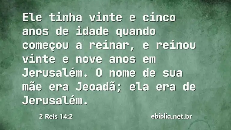 2 Reis 14:2