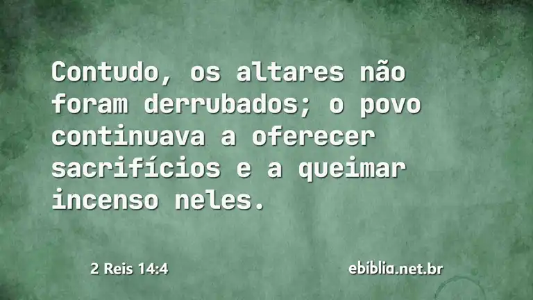 2 Reis 14:4