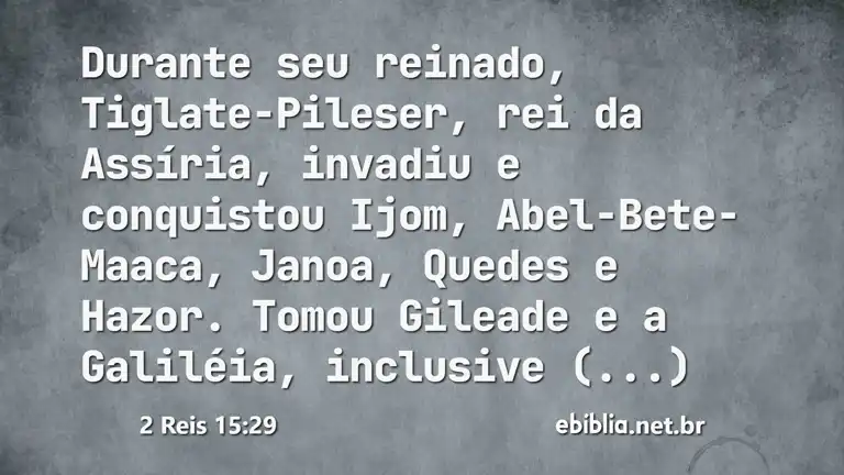 2 Reis 15:29