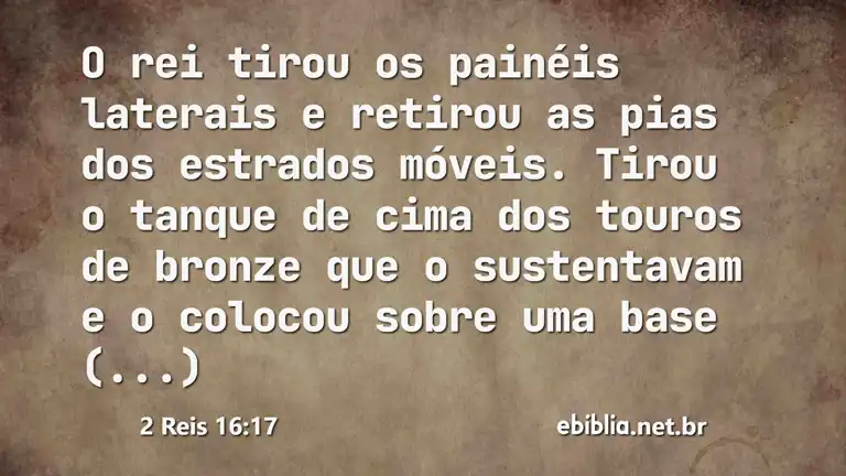 2 Reis 16:17