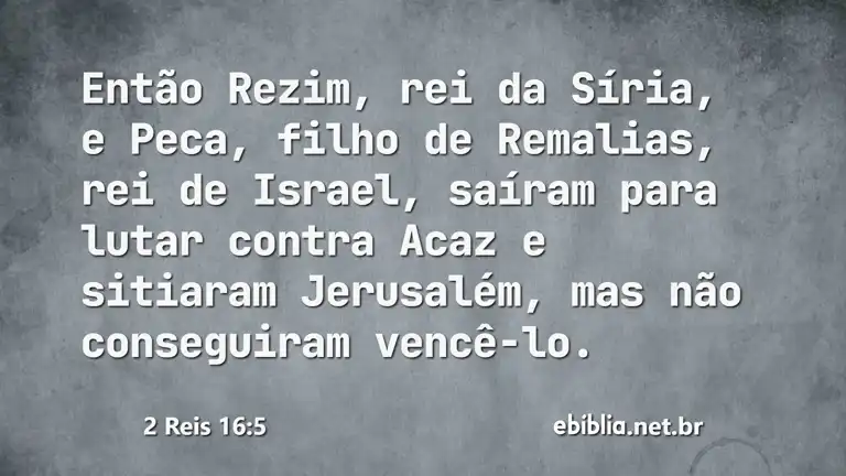 2 Reis 16:5