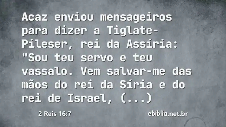 2 Reis 16:7