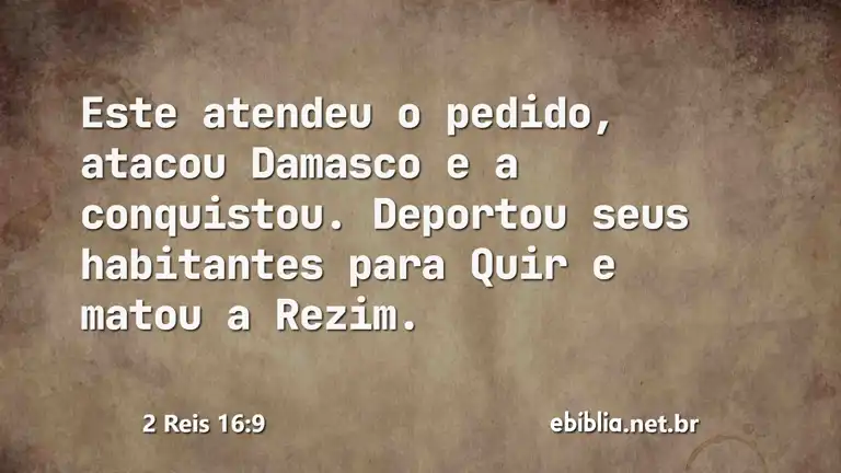 2 Reis 16:9