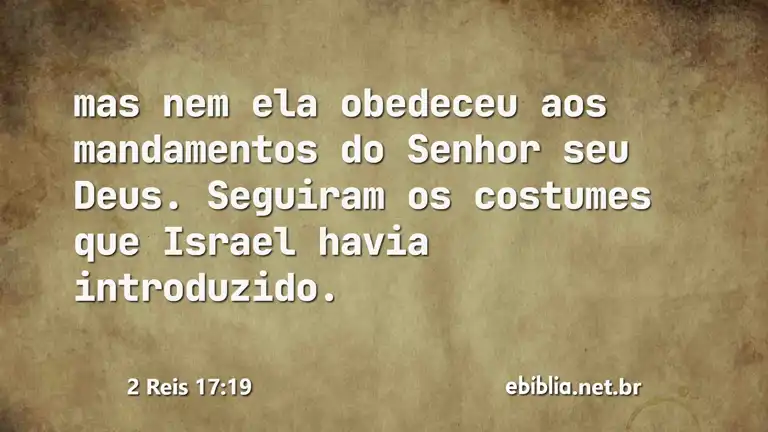 2 Reis 17:19