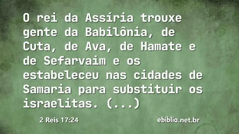 2 Reis 17:24