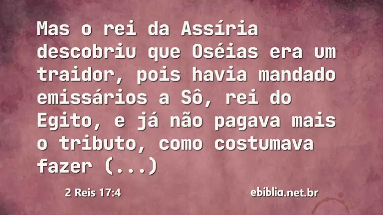 2 Reis 17:4